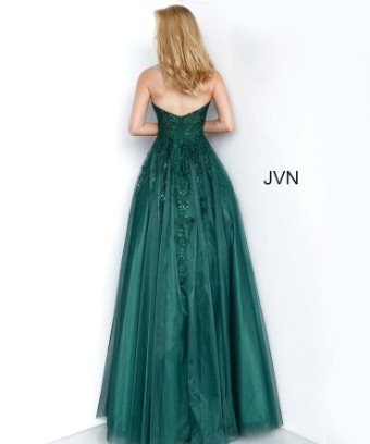 Jovani Style 00915 #2 Emerald Light Blue Blush thumbnail